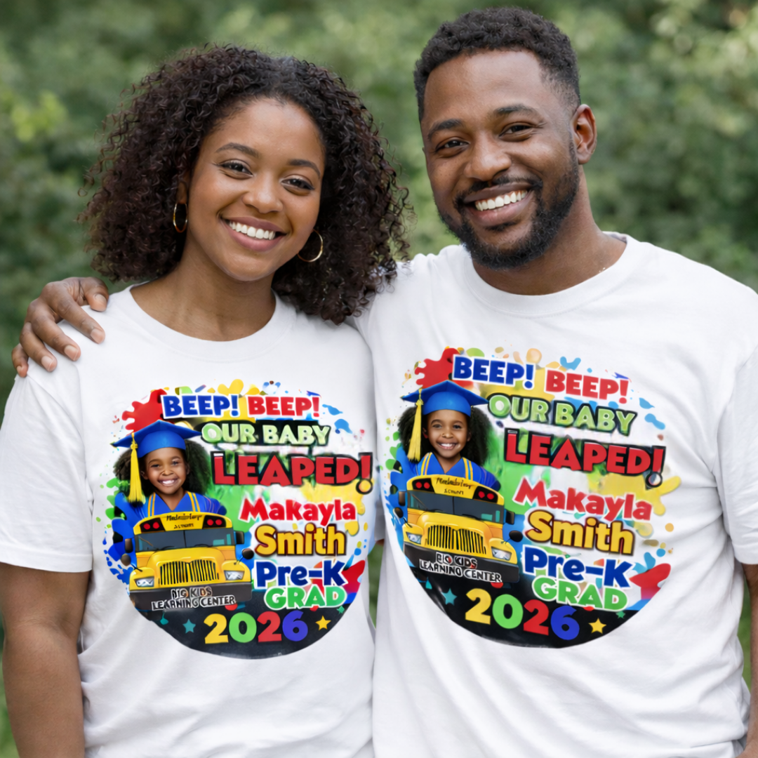 Personalized PreK Graduation Parent Shirt - Our Baby Leaped