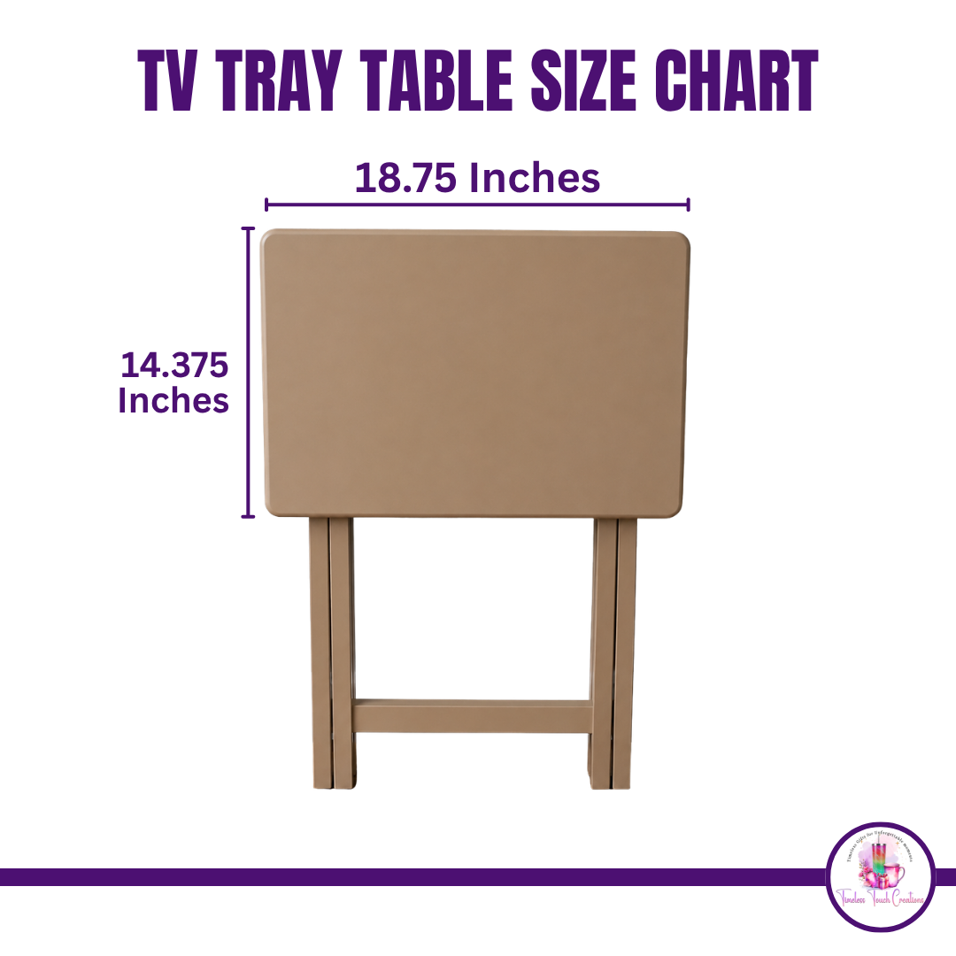 Custom TV Tray Table | Graduation Wedding Anniversary Gift