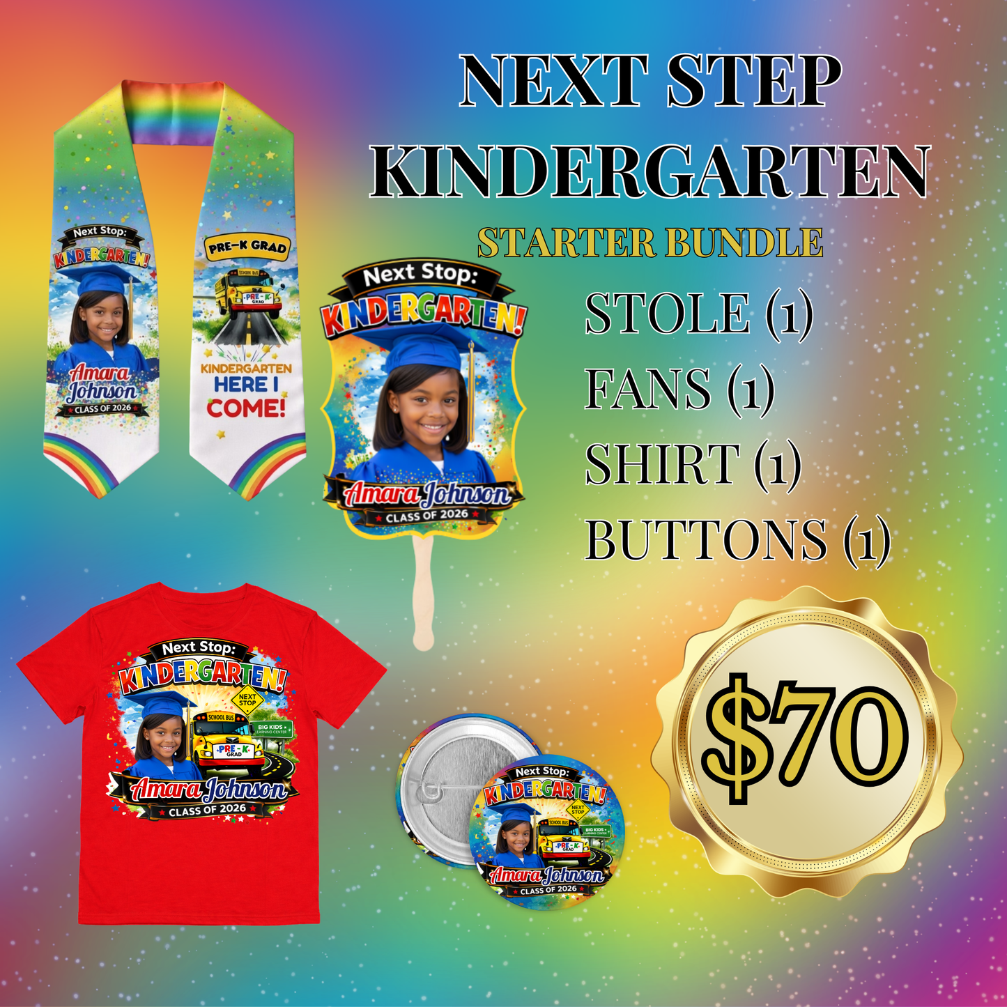Next Step Kindergarten Starter Bundle – Complete Celebration Set