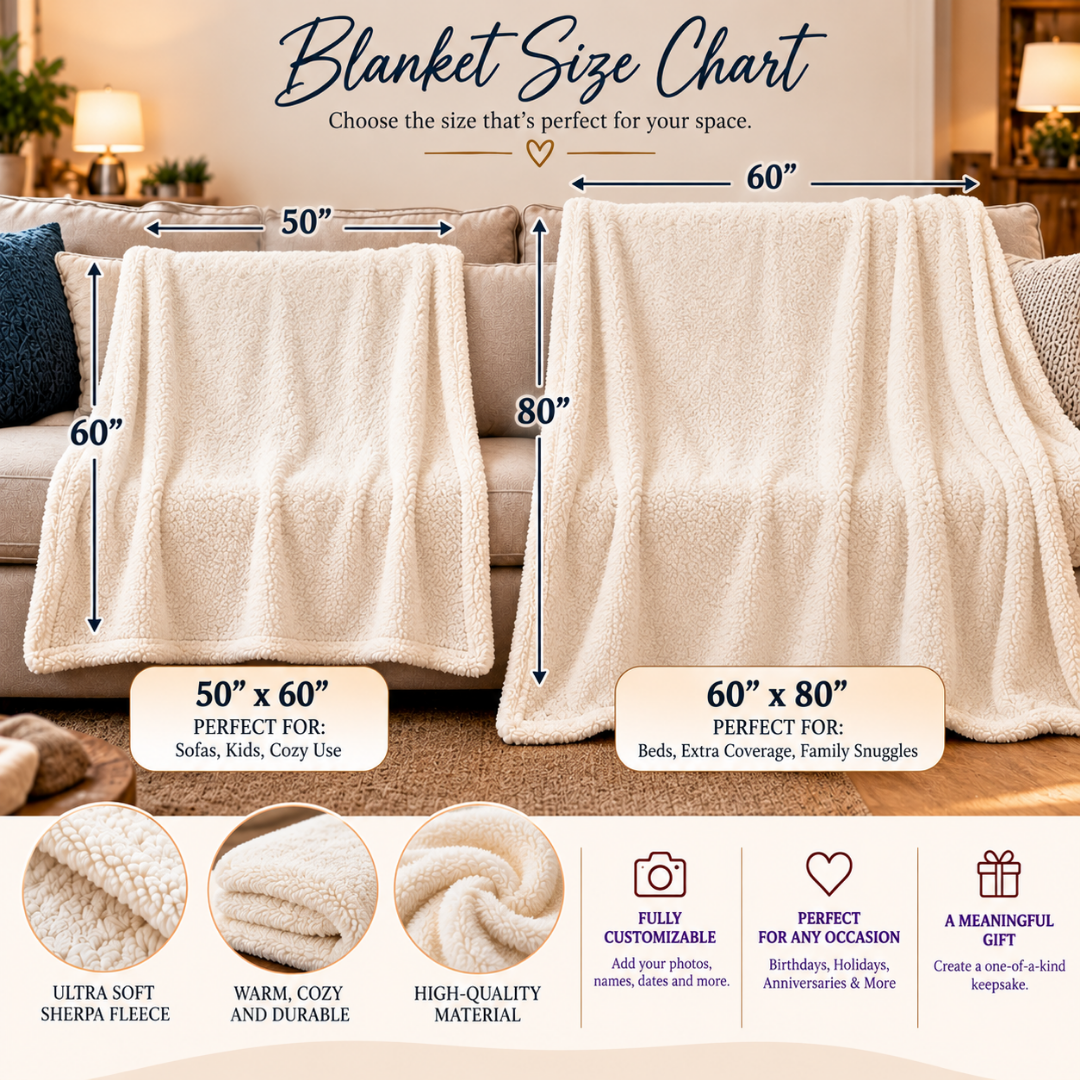 Grandma’s Family Blanket | Personalized Photo Keepsake