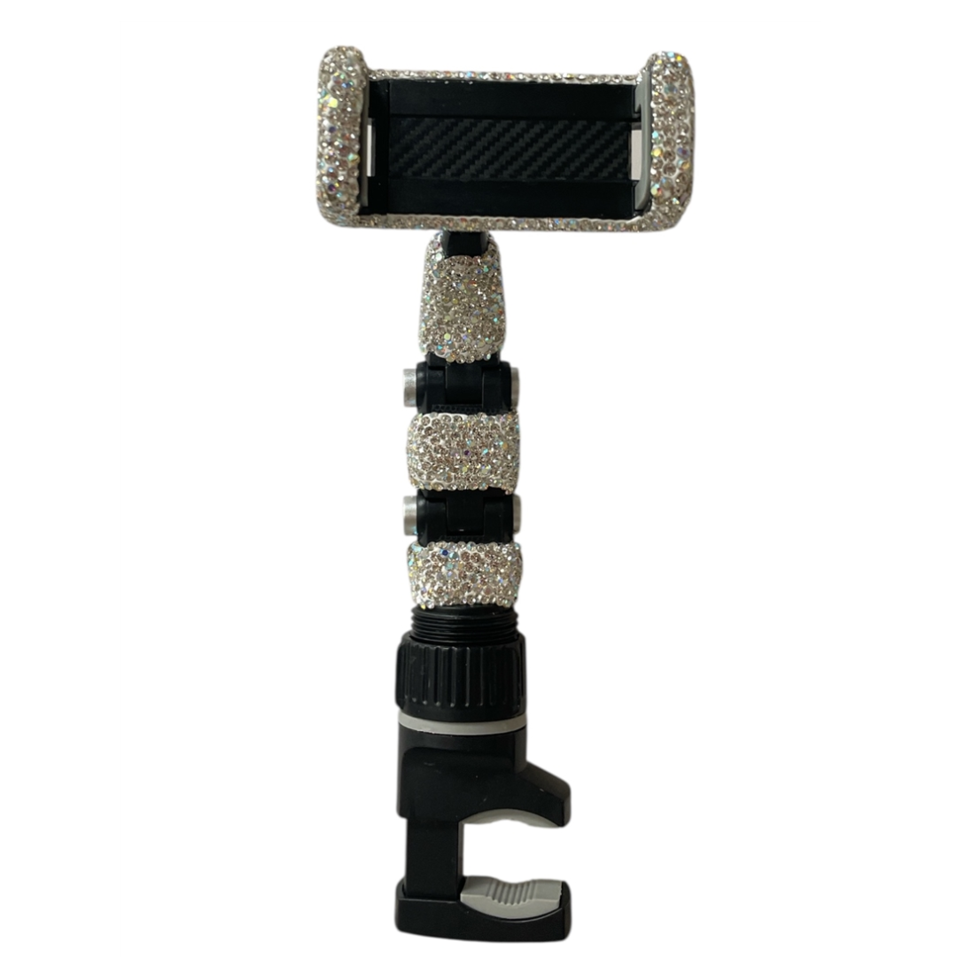 Universal Rhinestone Clip Phone Holder | Bling Phone Grip & Stand