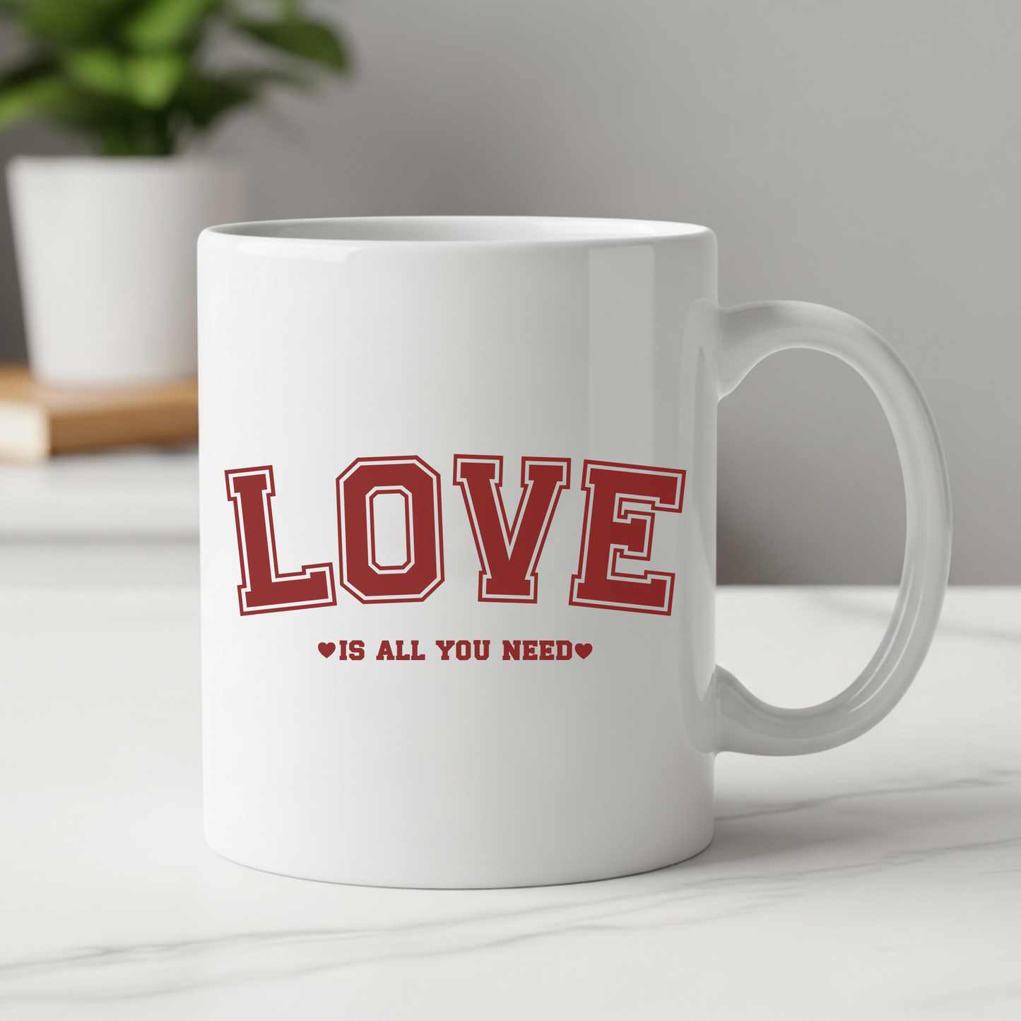Love is all you need Ceramic Mug - 15 oz Gift-Ready Coffee Cup