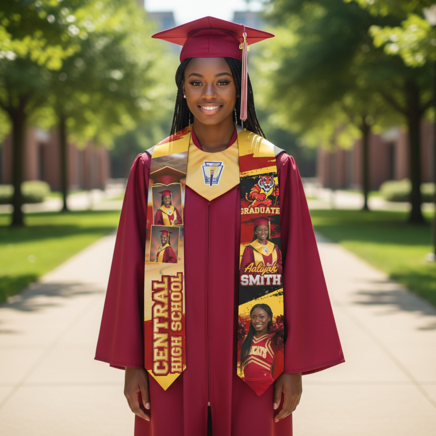 Custom Graduation Stole | Personalized Senior Keepsake