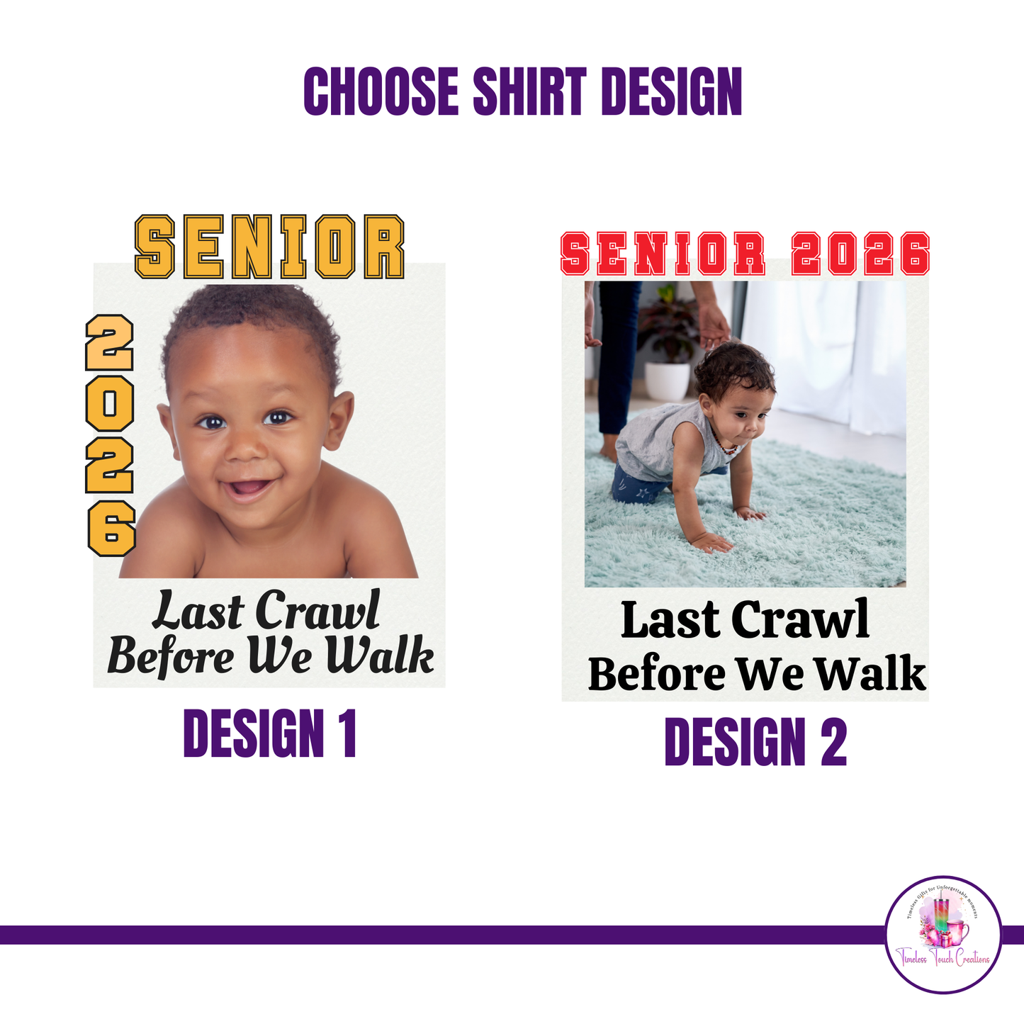College Senior Bar Crawl Tee 2026 - Last Crawl Before We Walk Graduation Shirt with Baby Photo