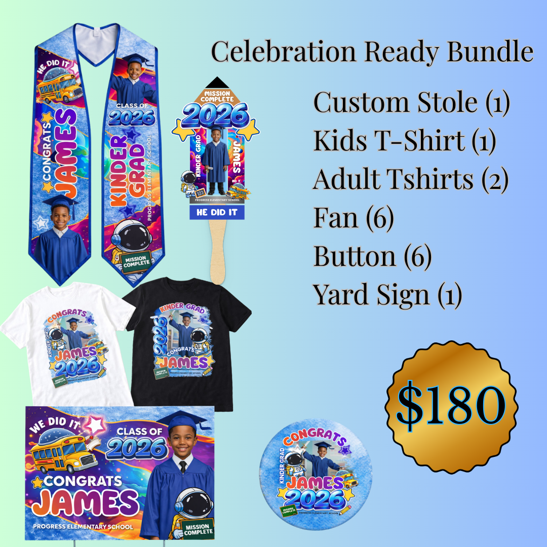 Little Celebration Ready PreK Bundle – Family Grad Set