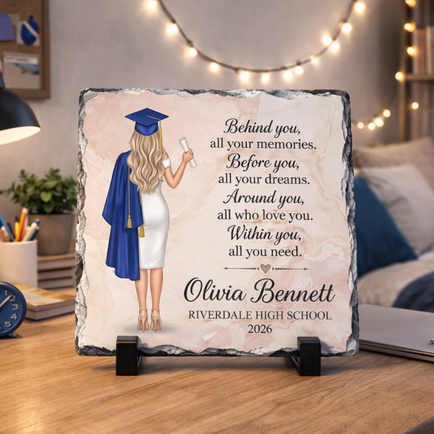 Personalized Graduation Slate Keepsake | Custom Gift