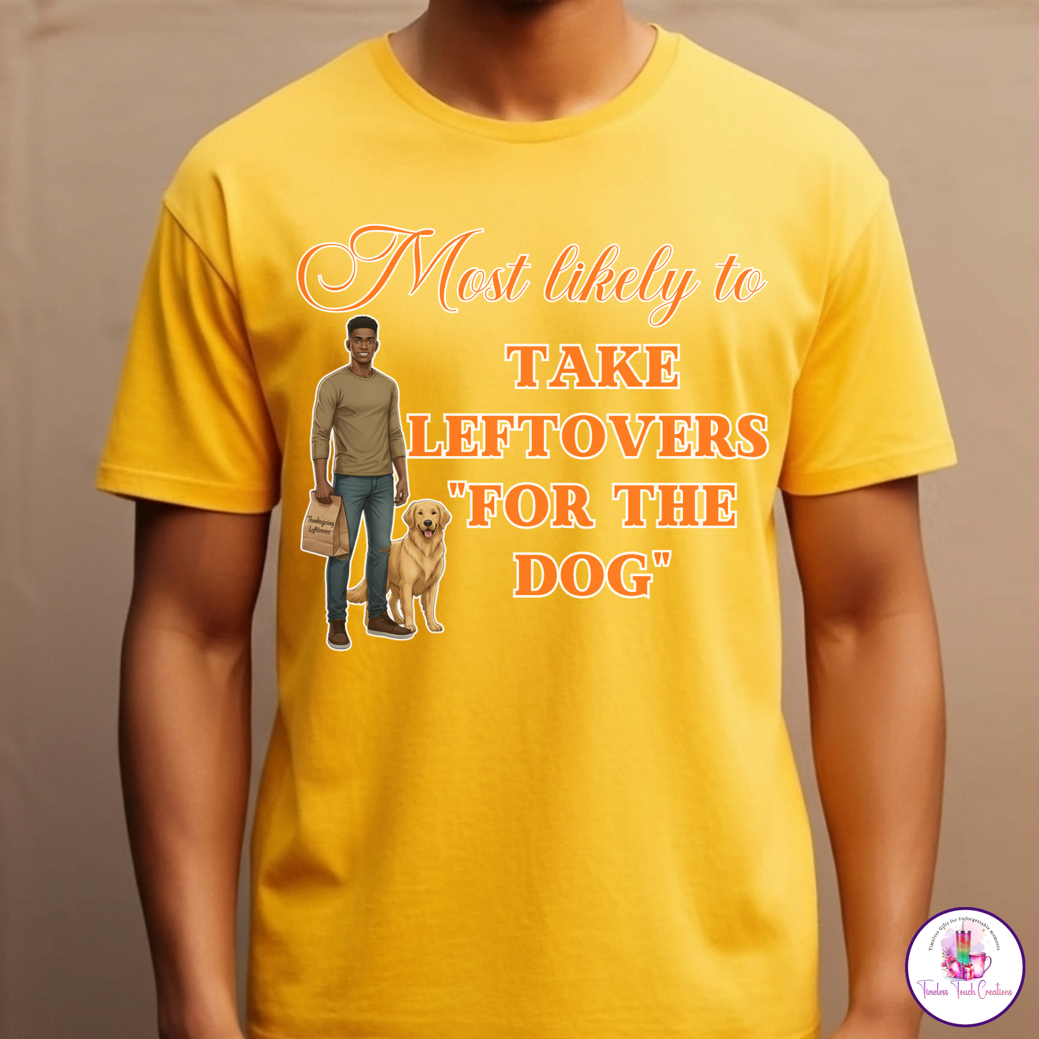 Funny Thanksgiving Shirt | Most Likely To Collection for Family and Friendsgiving | Gildan Softstyle Tee