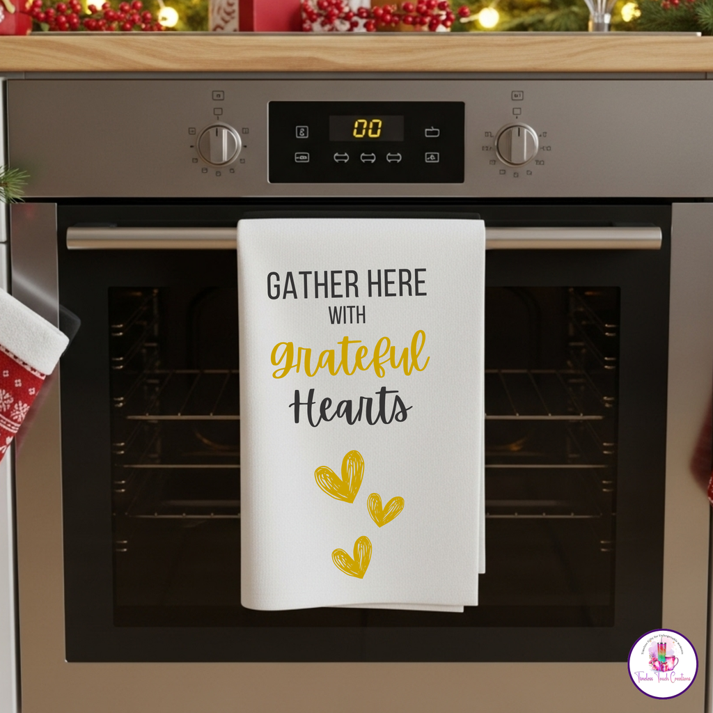 Monogram Kitchen Gift Set – Personalized Cutting Board, Dish Towel, Apron and Mug