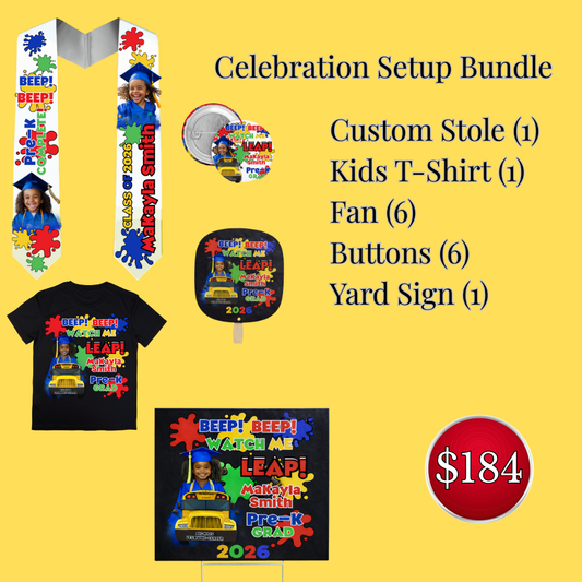 Celebration Setup PreK Graduation Bundle – Watch Me Leap Theme