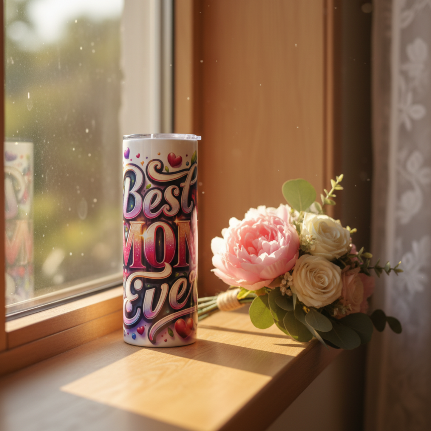 Best Mom Ever 20 oz Skinny Tumbler Mothers Day Gift