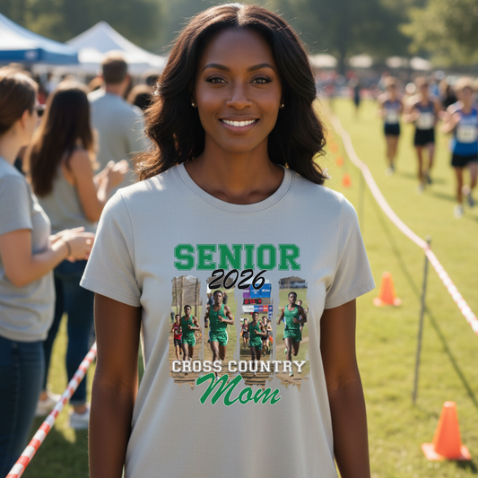 Senior 2026 Cross Country Family Shirts & Sweatshirts Personalized Supporter Apparel