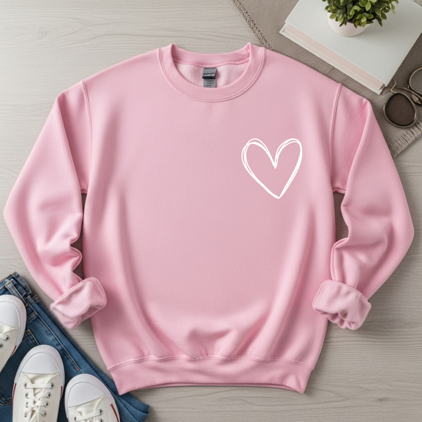 Valentines Heart Sweatshirt