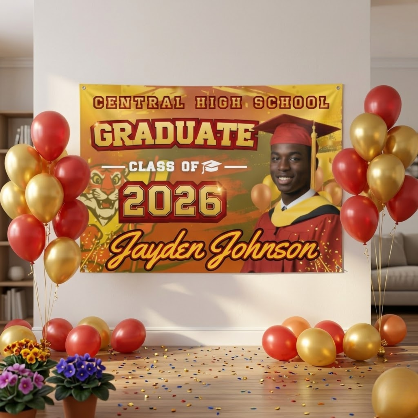 Personalized Graduation Banner | Custom Senior Party Decor
