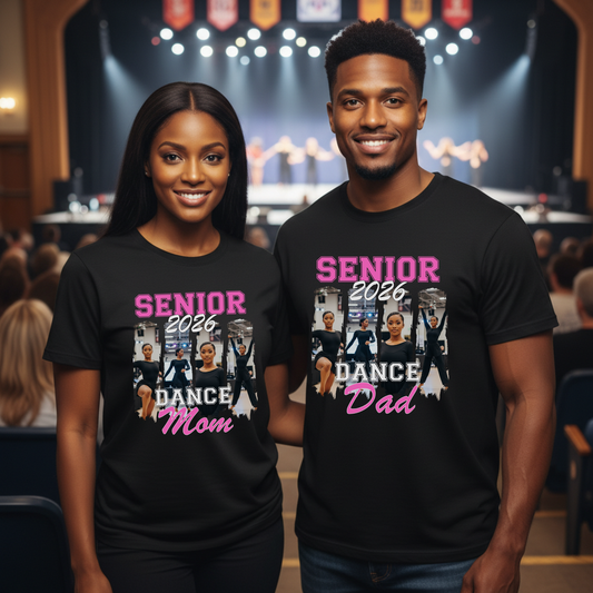 Senior 2026 Dance Family Shirts & Sweatshirts Personalized Supporter Apparel