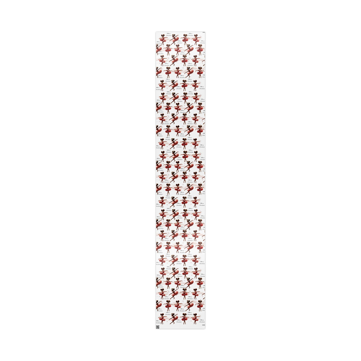 Merry Christmas Dancer Gift Wrap, Elegant Holiday Wrapping Paper for Christmas Presents, Festive Dance Design