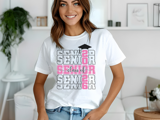 Senior Class of 2026 Repeat Tee – Bold Graduation Shirt for High School Seniors
