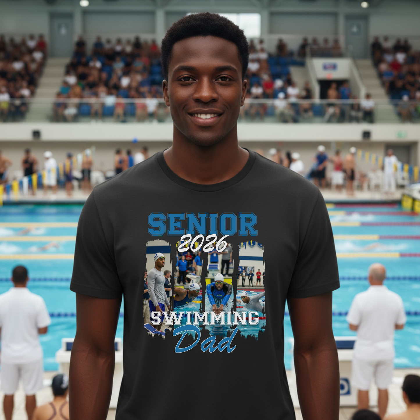 Senior 2026 Swimming Family Shirts & Sweatshirts Personalized Supporter Apparel