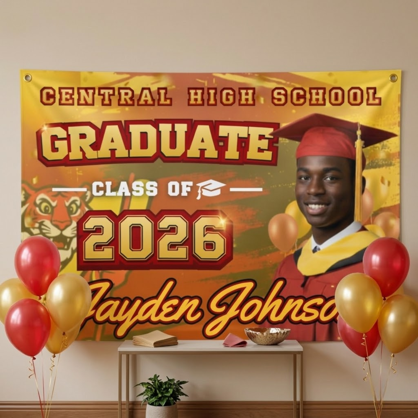 Personalized Graduation Banner | Custom Senior Party Decor