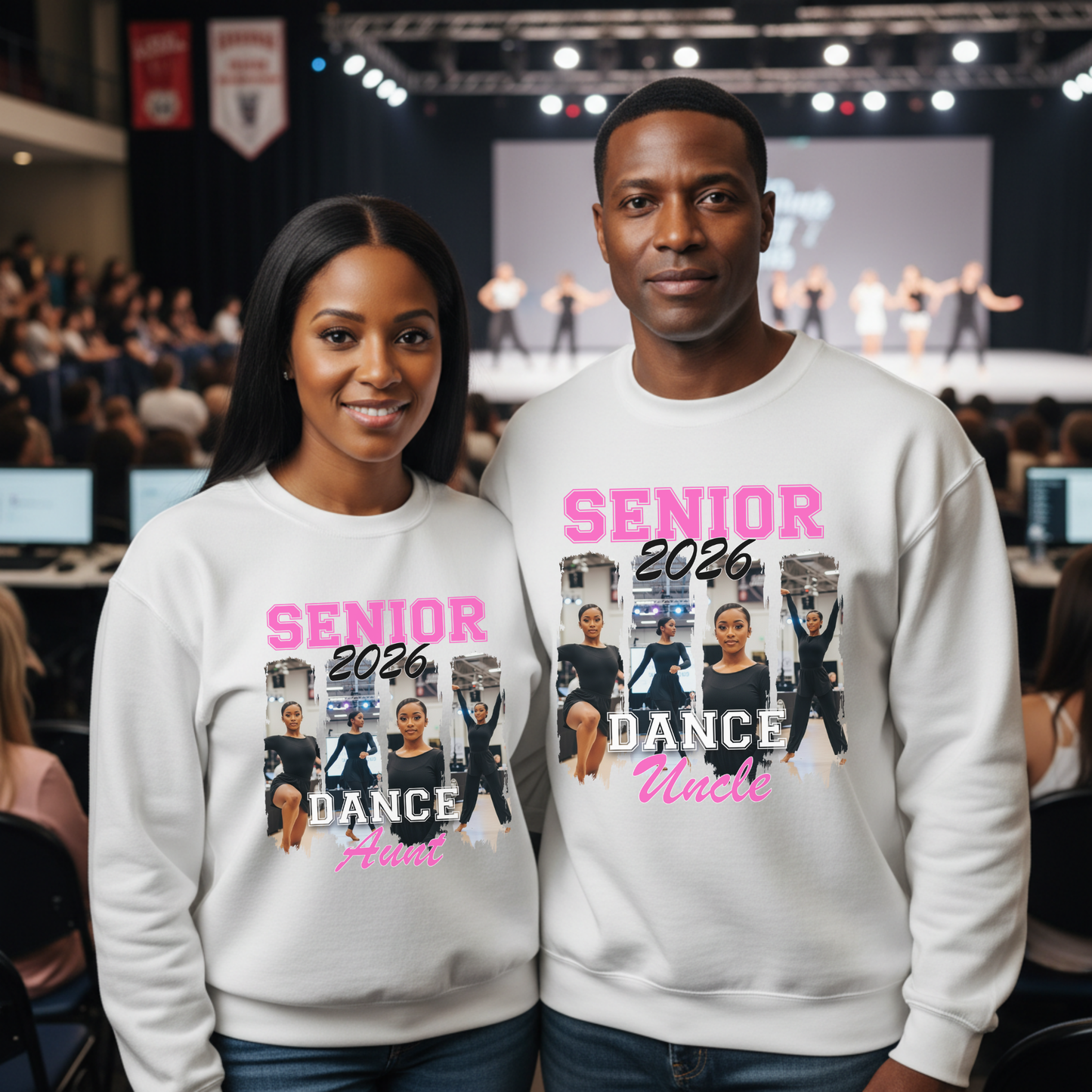 Senior 2026 Dance Family Shirts & Sweatshirts Personalized Supporter Apparel