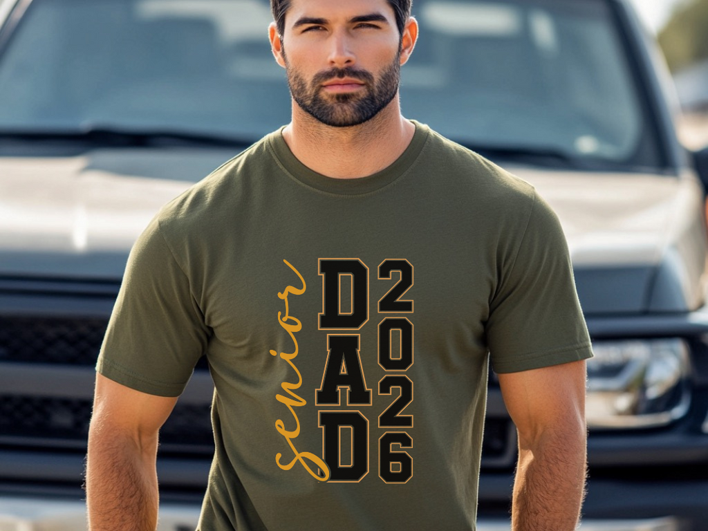 Senior Dad 2026 Shirt or Sweatshirt – Celebrate the Milestone in Style with This Bold Graduation Look
