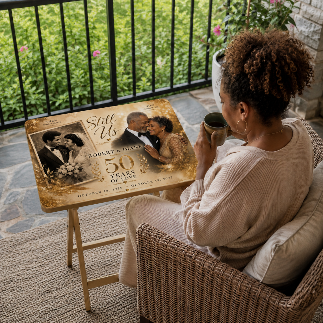 Custom TV Tray Table | Graduation Wedding Anniversary Gift