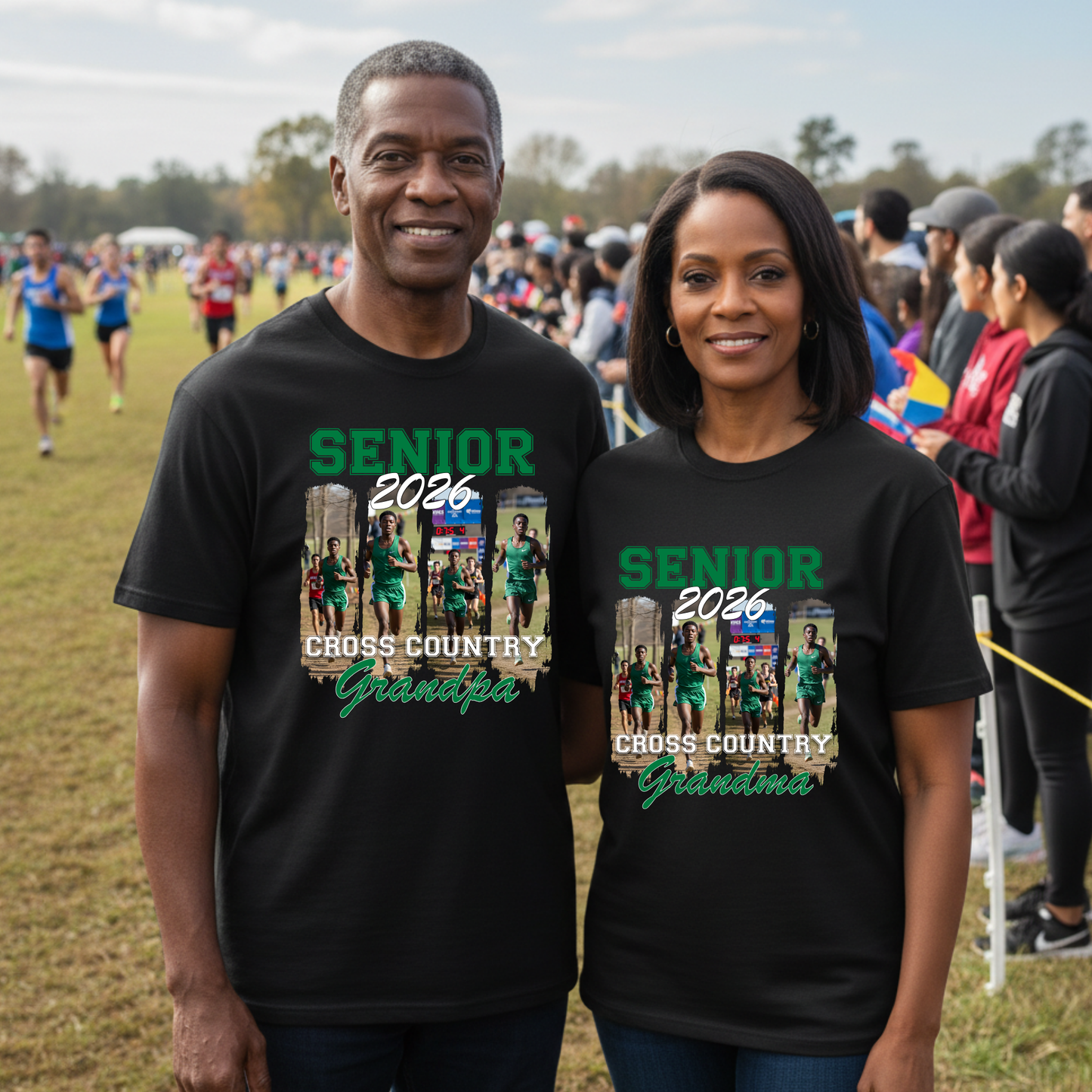 Senior 2026 Cross Country Family Shirts & Sweatshirts Personalized Supporter Apparel