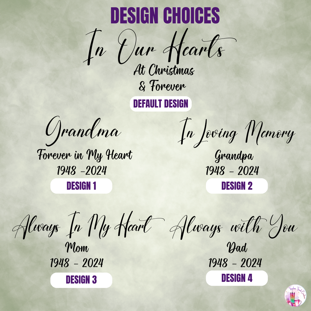 Personalized Photo Memorial Ornament Custom Picture Christmas Keepsake for Loved Ones Remembrance Gift