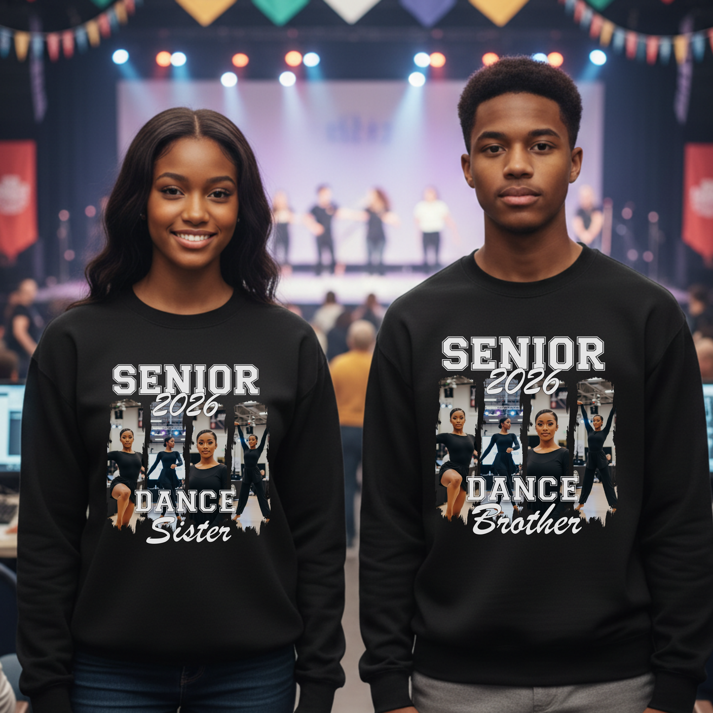 Senior 2026 Dance Family Shirts & Sweatshirts Personalized Supporter Apparel
