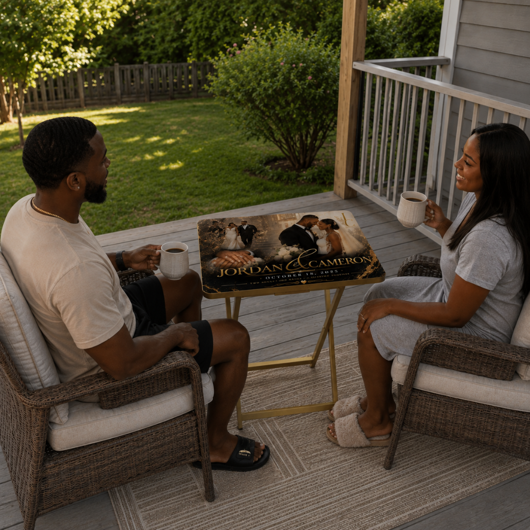Custom TV Tray Table | Graduation Wedding Anniversary Gift