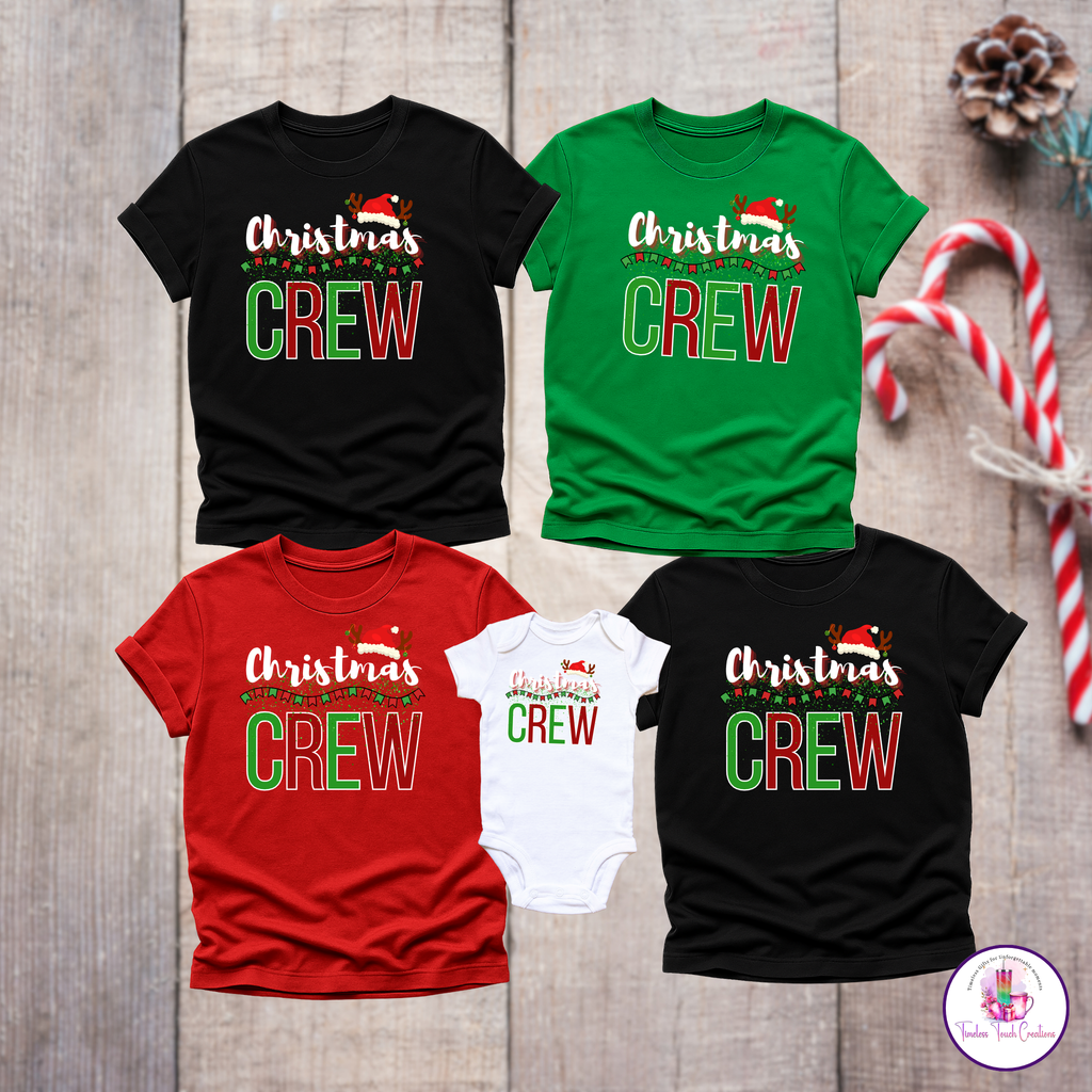 Christmas Crew Shirt, Matching Family Christmas Outfit
