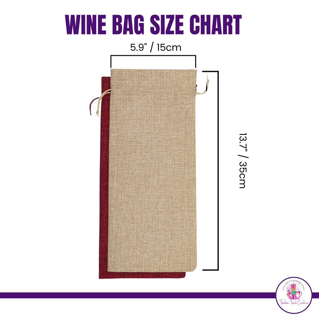 Christmas Wine Gift Bag – Holiday Santa and Festive Designs, Reusable Drawstring Wine Bottle Holder, Perfect for Gifting and Parties