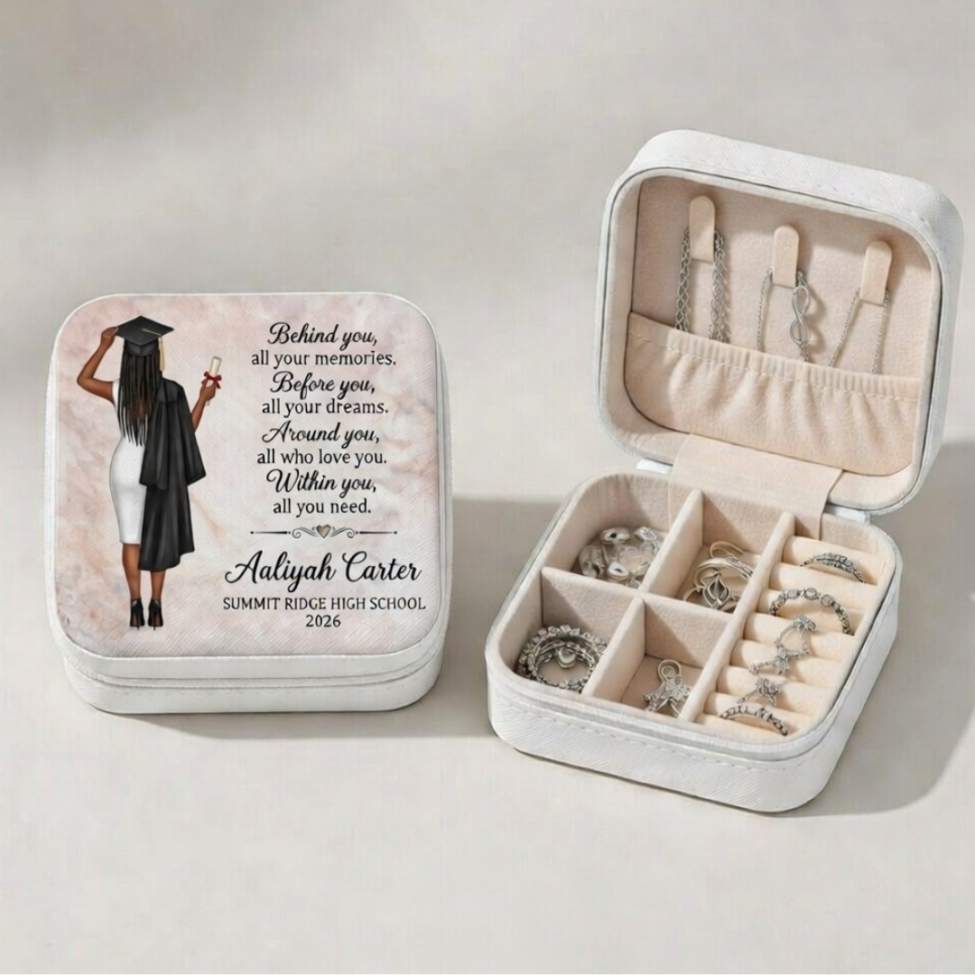 Personalized Graduation Jewelry Box | Custom Keepsake Gift