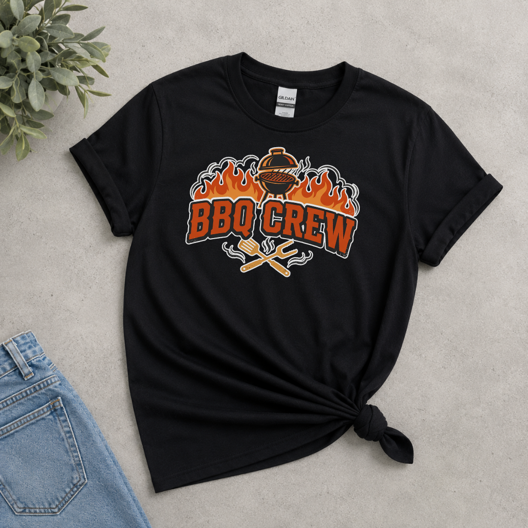 BBQ Crew Shirt | Bold Graphic Tee for Grill Masters