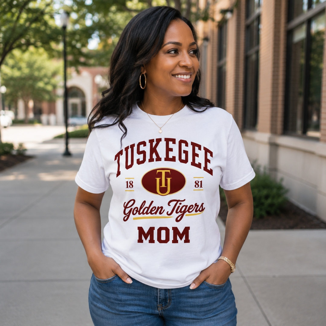 Tuskegee University Retro 1881 Oval Badge | HBCU Legacy Family Apparel