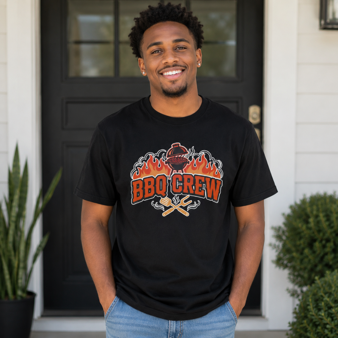 BBQ Crew Shirt | Bold Graphic Tee for Grill Masters