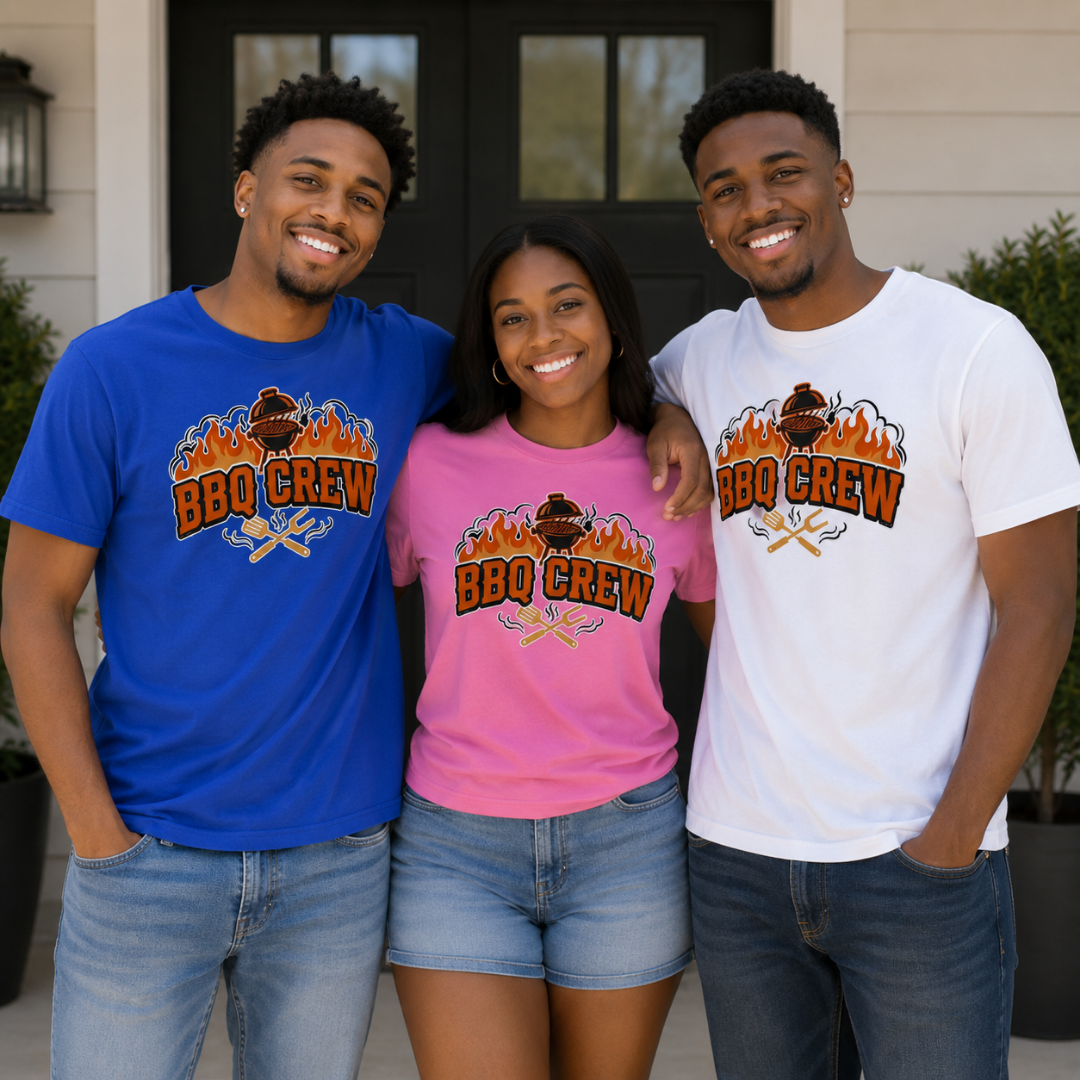 BBQ Crew Shirt | Bold Graphic Tee for Grill Masters