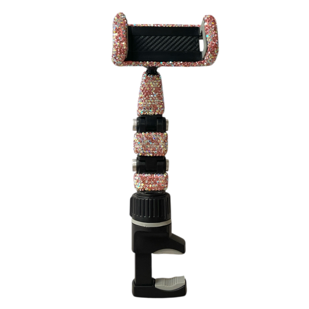 Universal Rhinestone Clip Phone Holder | Bling Phone Grip & Stand