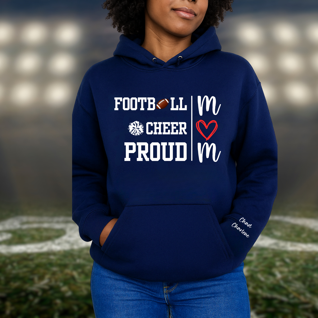 Custom Sports Mom or Dad Shirt Gildan T Shirt Long Sleeve Crewneck Sweatshirt and Hoodie