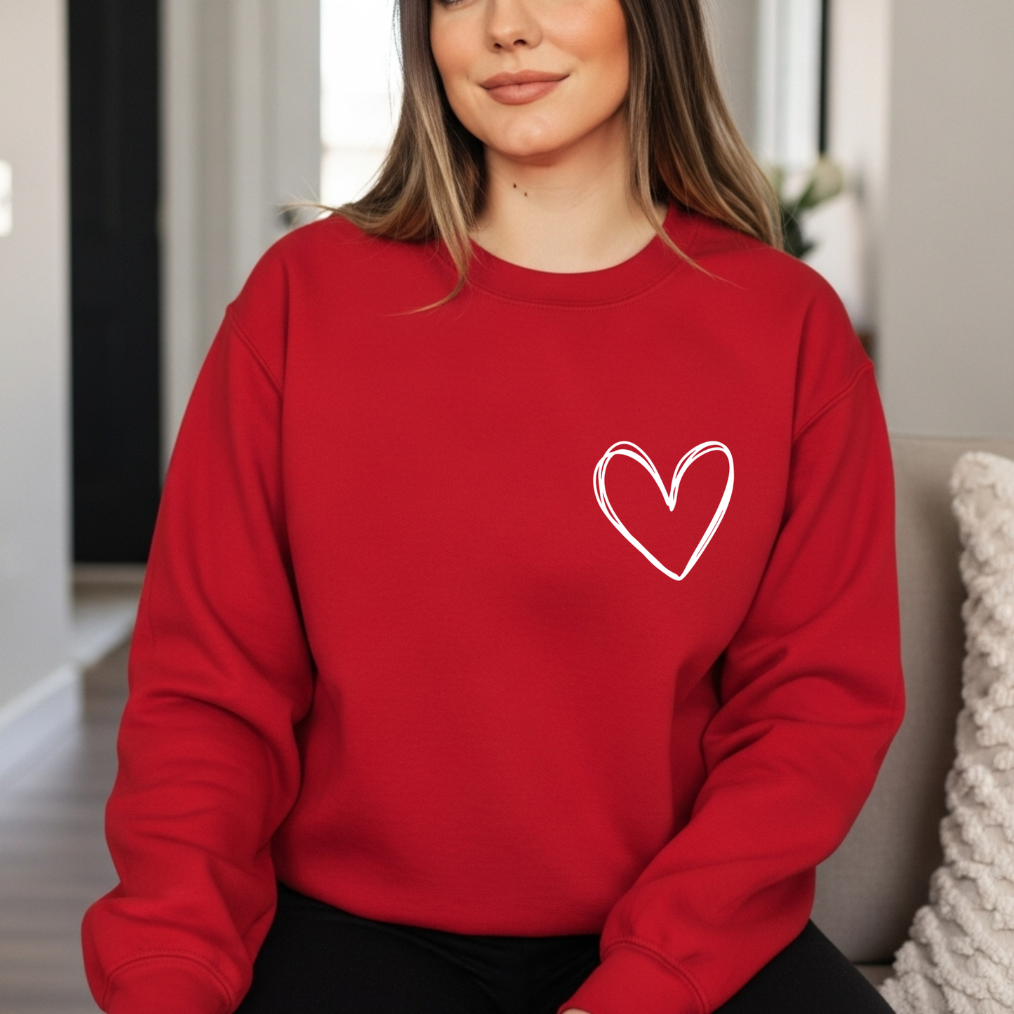 Valentines Heart Sweatshirt