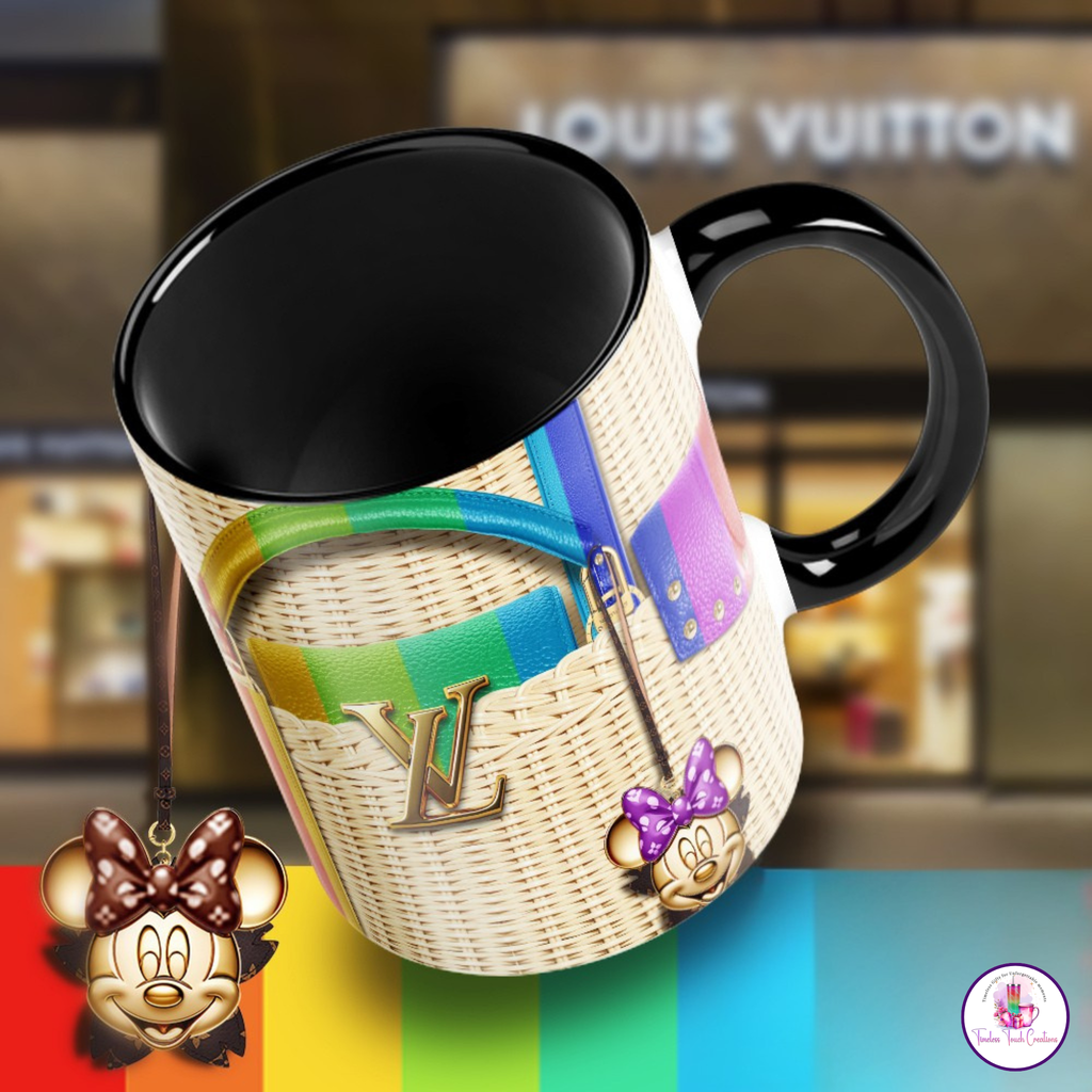 Luxury Inspired Mug and Tumbler | Elegant Designer Print Drinkware