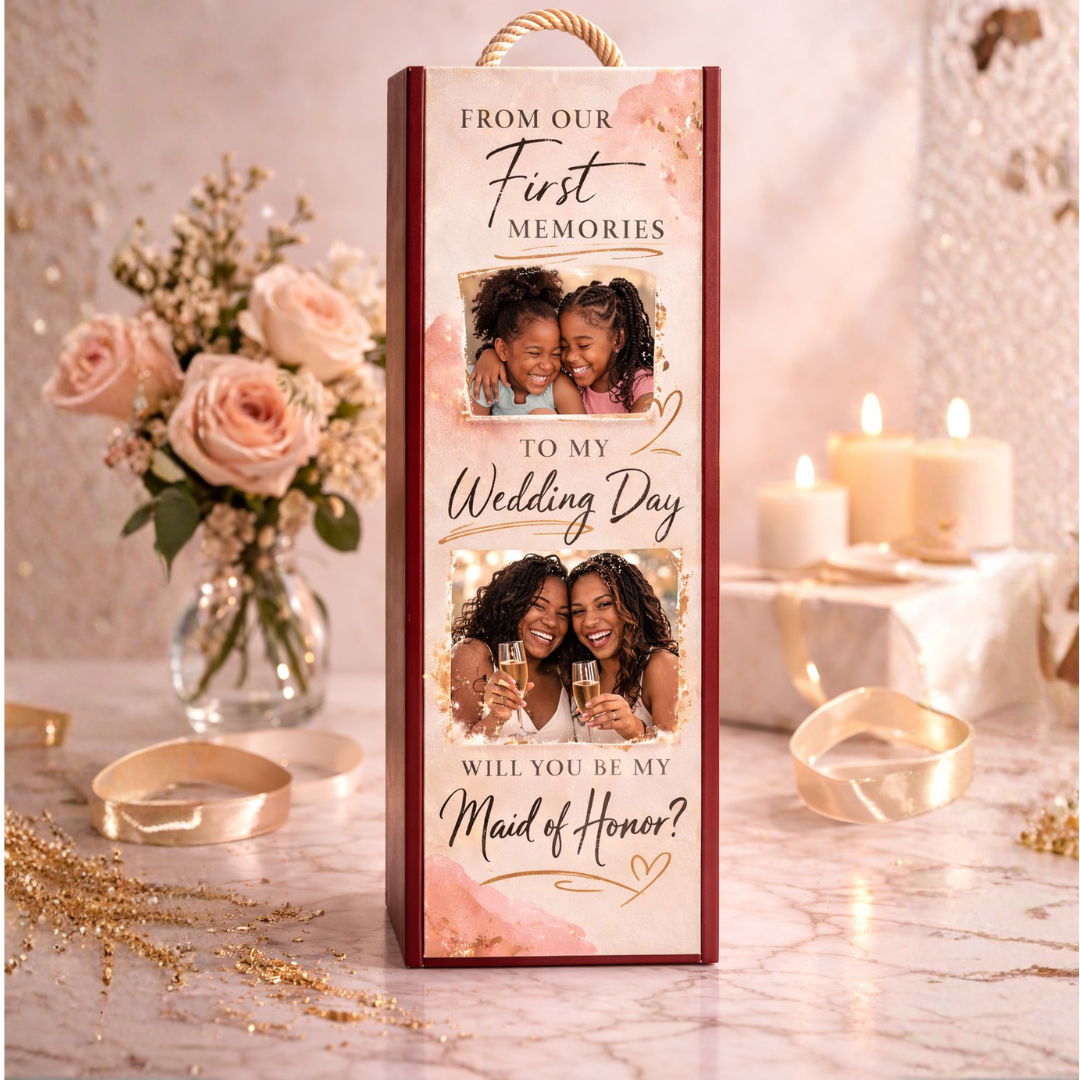 Personalized Maid of Honor Proposal Box | Keepsake Gift