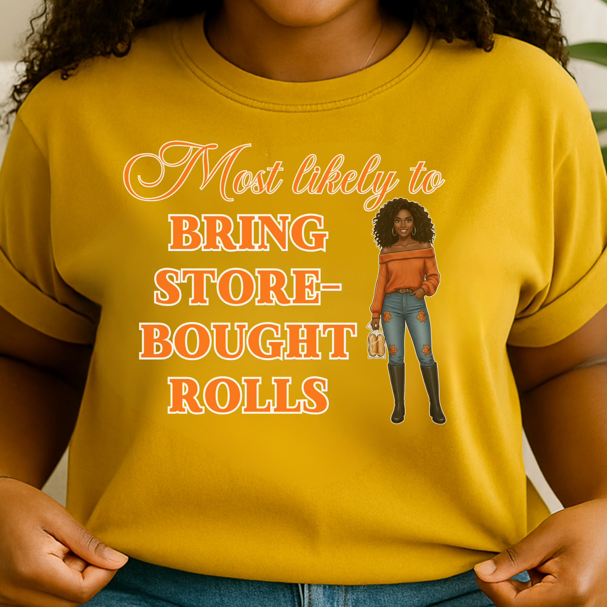 Funny Thanksgiving Shirt | Most Likely To Collection for Family and Friendsgiving | Gildan Softstyle Tee