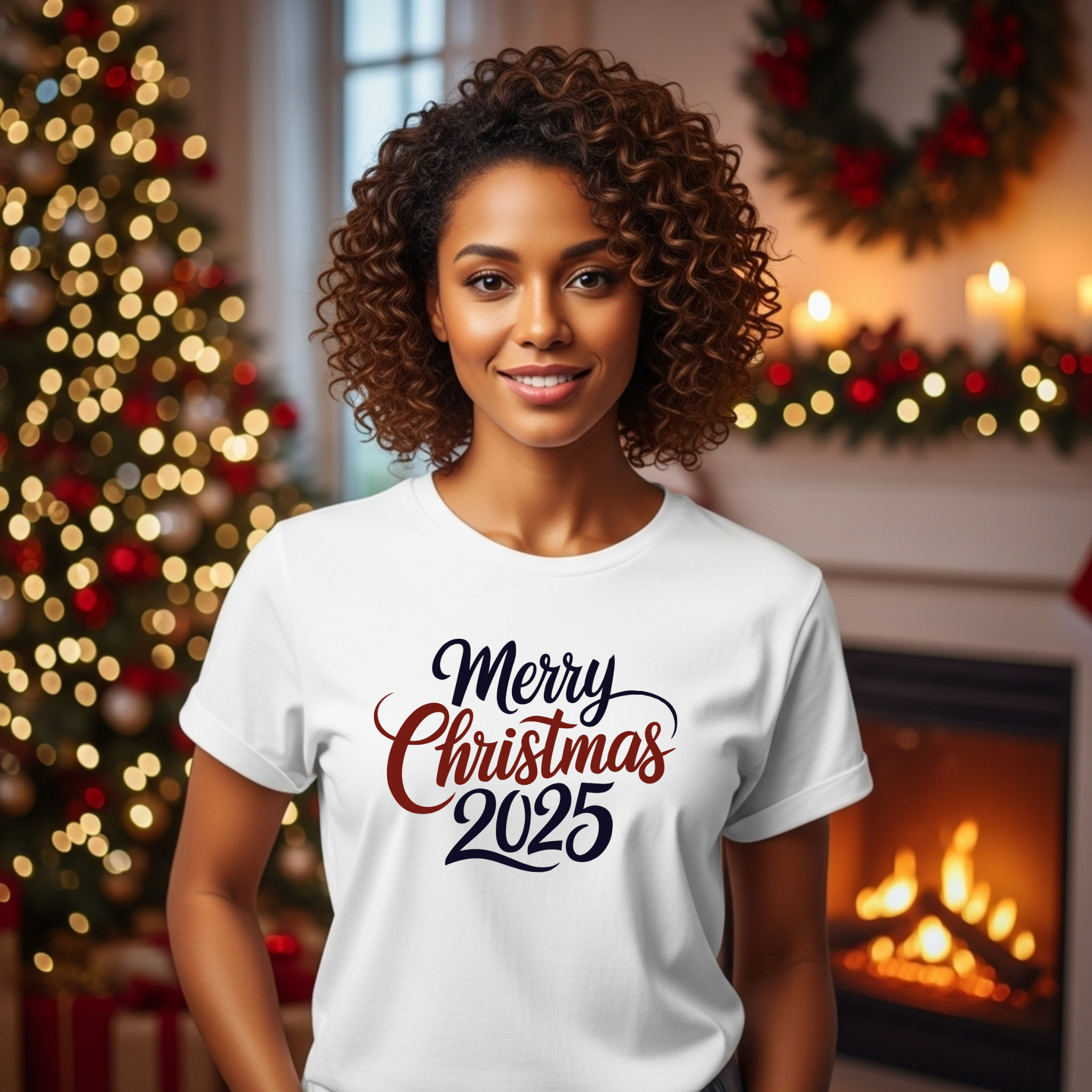 Merry Christmas Shirt 2025 | Matching Holiday Family Tees
