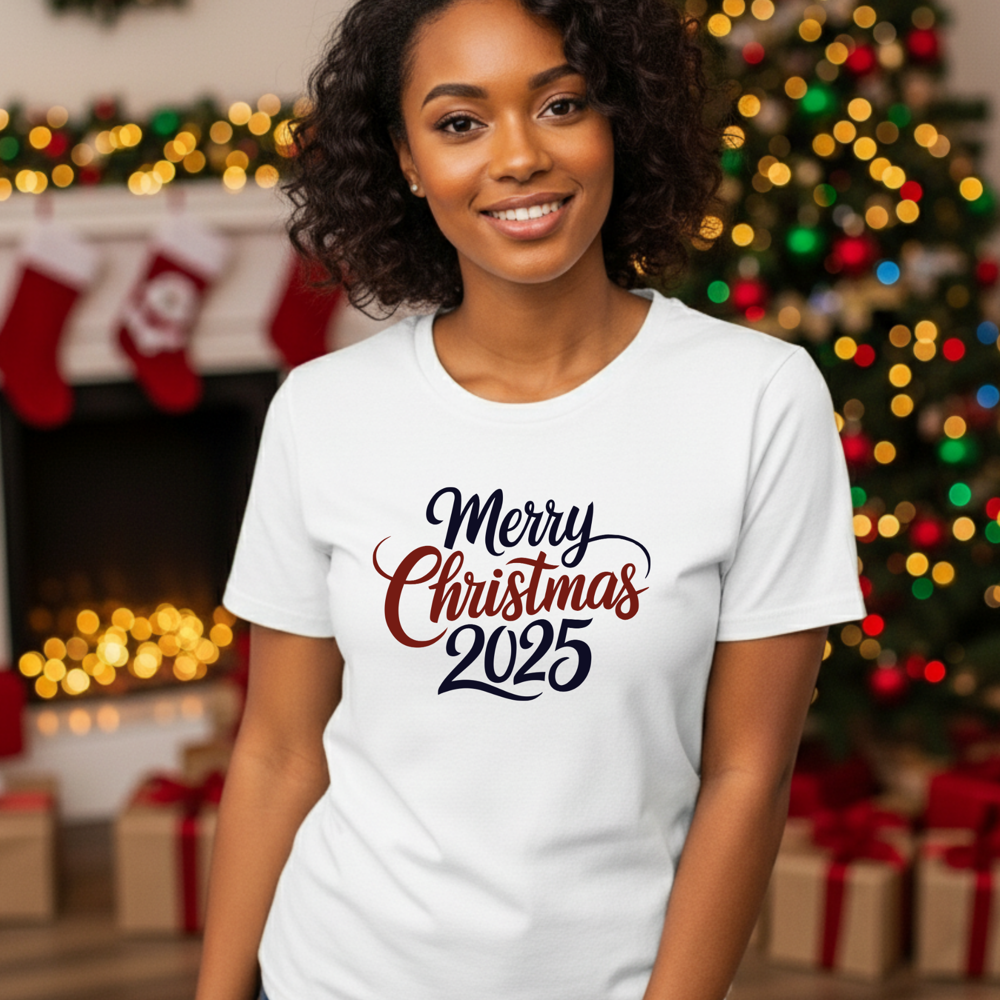 Merry Christmas Shirt 2025 | Matching Holiday Family Tees