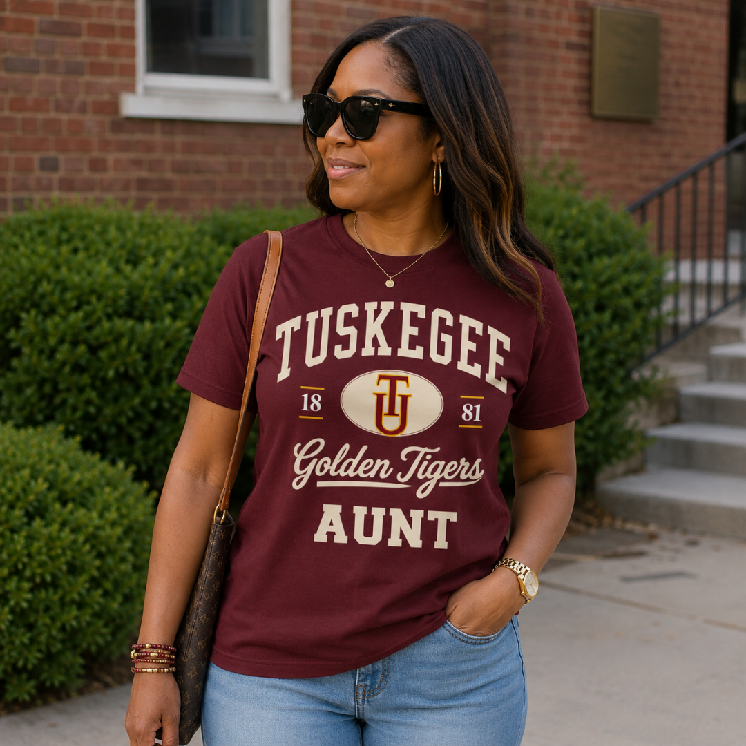 Tuskegee University Retro 1881 Oval Badge | HBCU Legacy Family Apparel