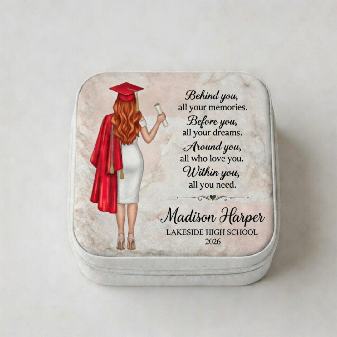 Personalized Graduation Jewelry Box | Custom Keepsake Gift