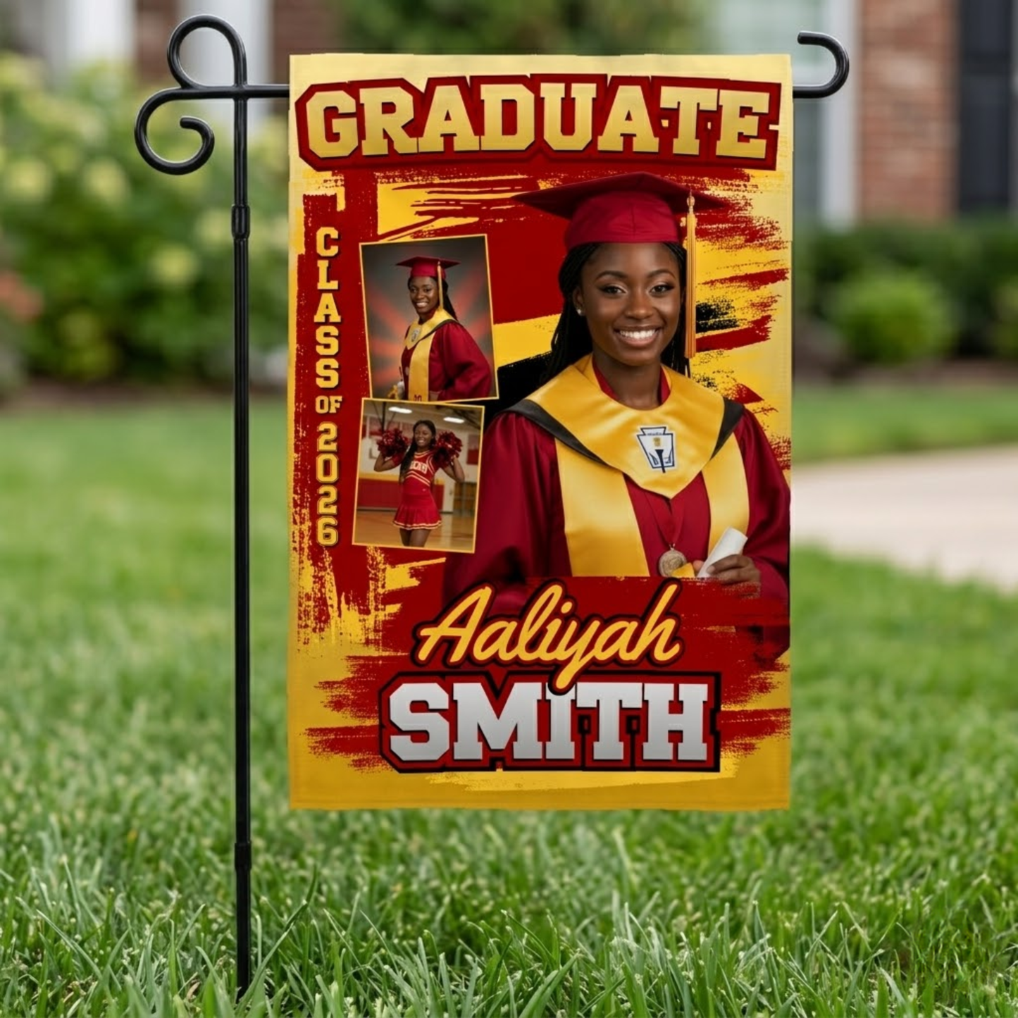 Personalized Graduation Garden Flag | Custom Senior Gift