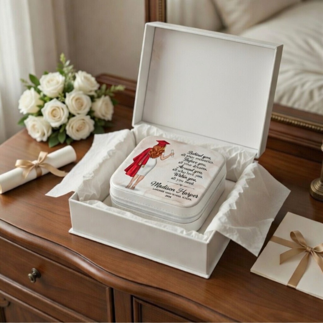 Personalized Graduation Jewelry Box | Custom Keepsake Gift