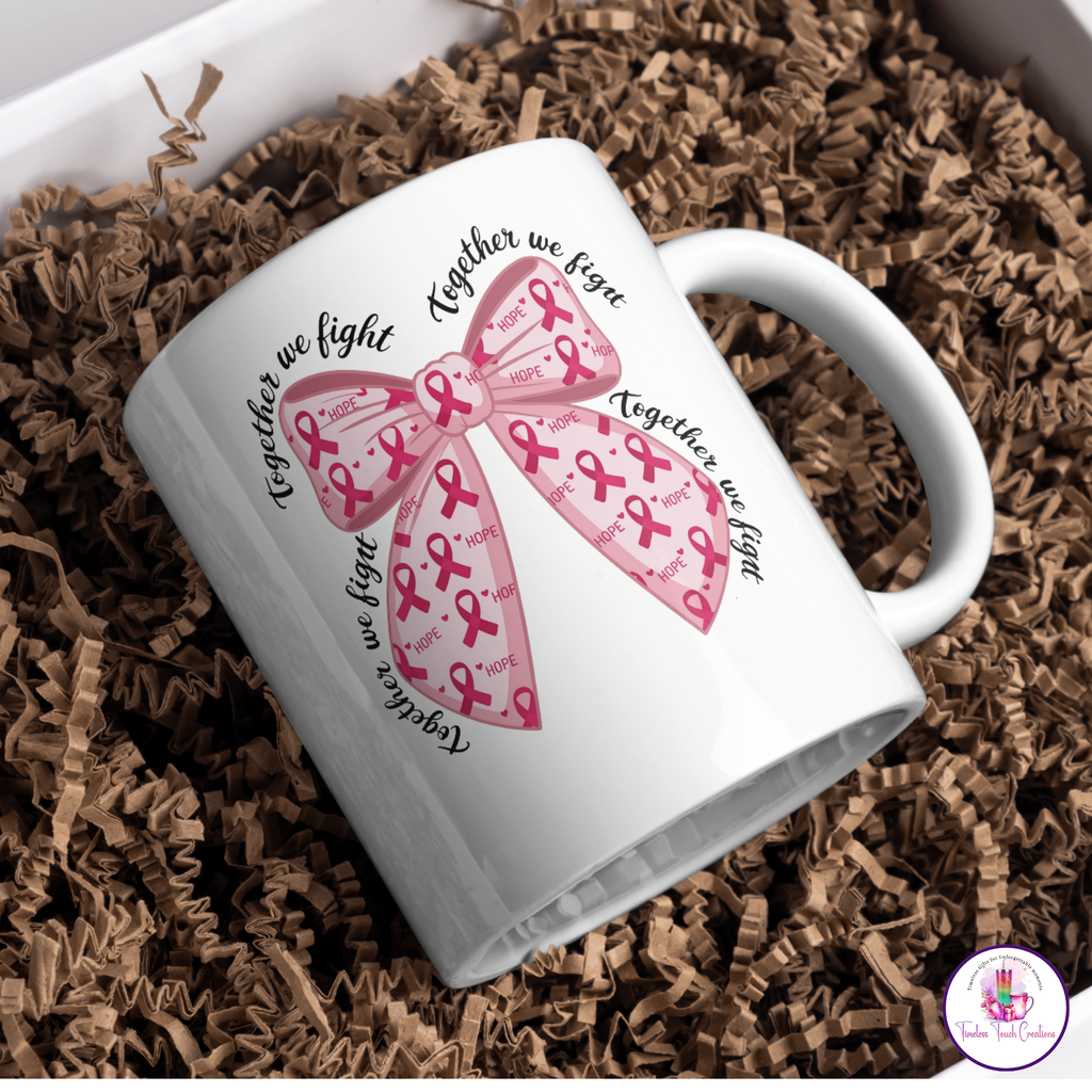 Stronger Together Supporter Bundle Breast Cancer Awareness Shirts Sweatshirts and Mugs