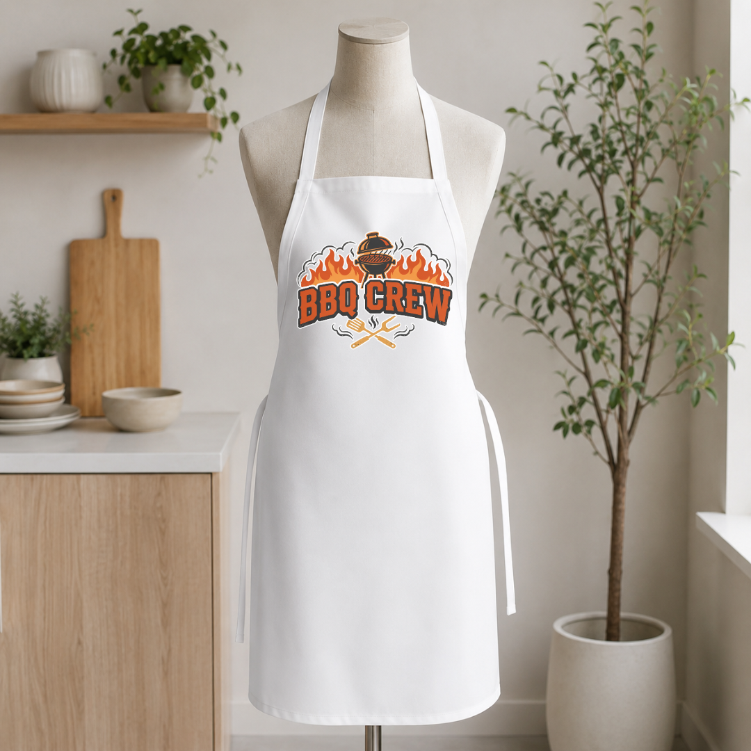 BBQ Crew Apron | Bold Grilling Apron for Him